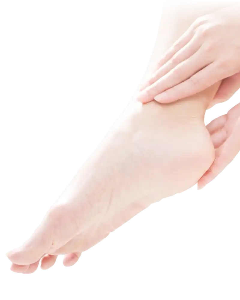足をいたわるフットケアのイメージ